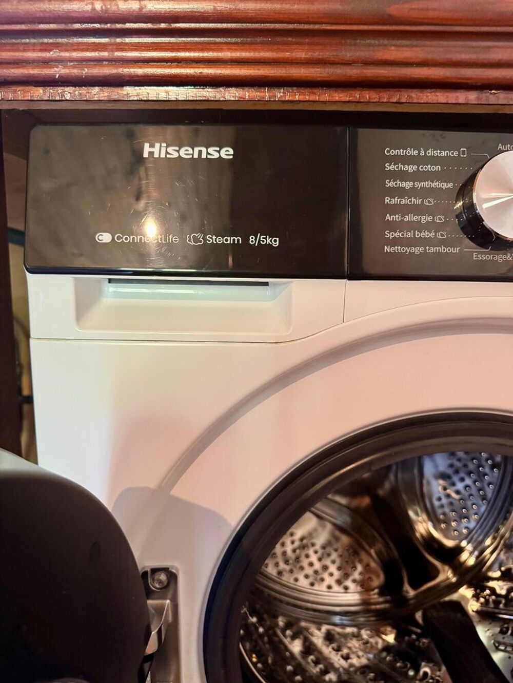 Lave-linge s&eacute;chant Hisense (8/5 kg) Electroménager