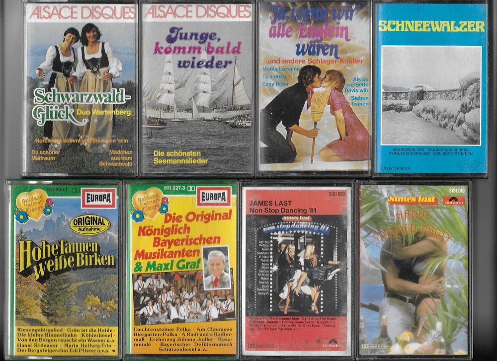 K7 - Musique et chansons allemandes CD et vinyles
