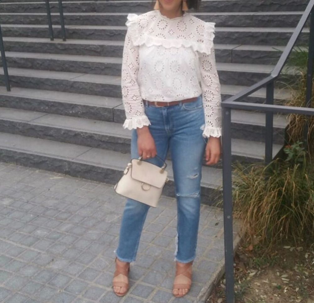 Chemise en broderie zara Vêtements