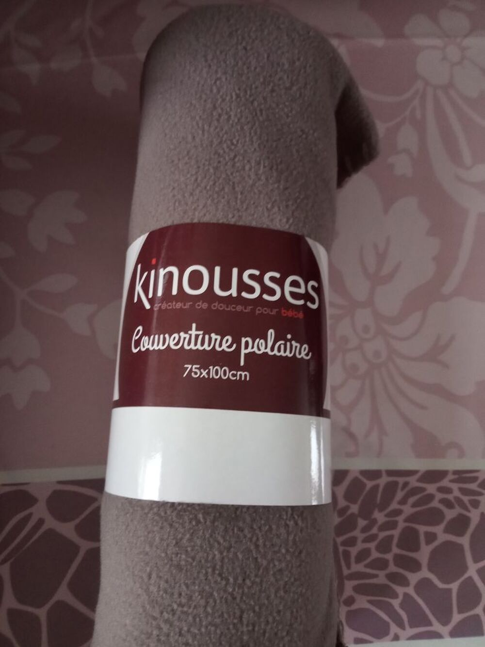 Couverture Polaire pour B&eacute;b&eacute; "Kinousses" (75x100) - Couleur Puériculture