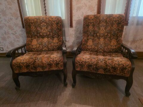 2 Fauteuils vintage 50 Les Rosiers-sur-Loire (49)