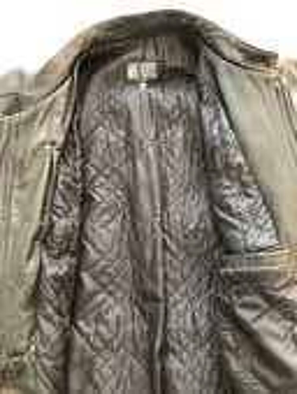 Exceptionnelle : Veste longue cuir pour " moto " : NEUVE Vêtements