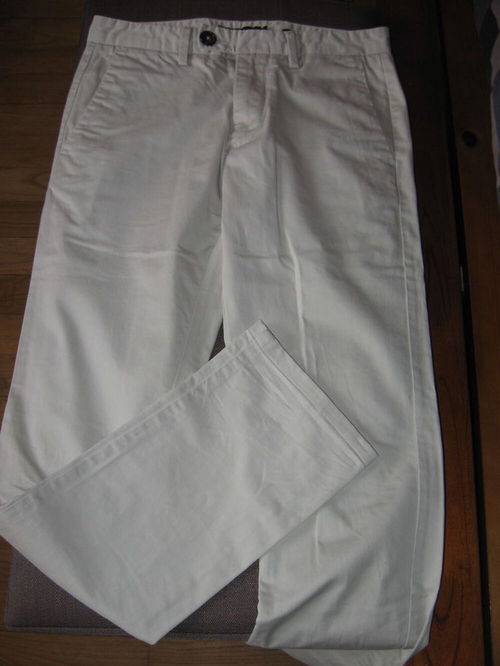 Pantalon chino beige Vtements