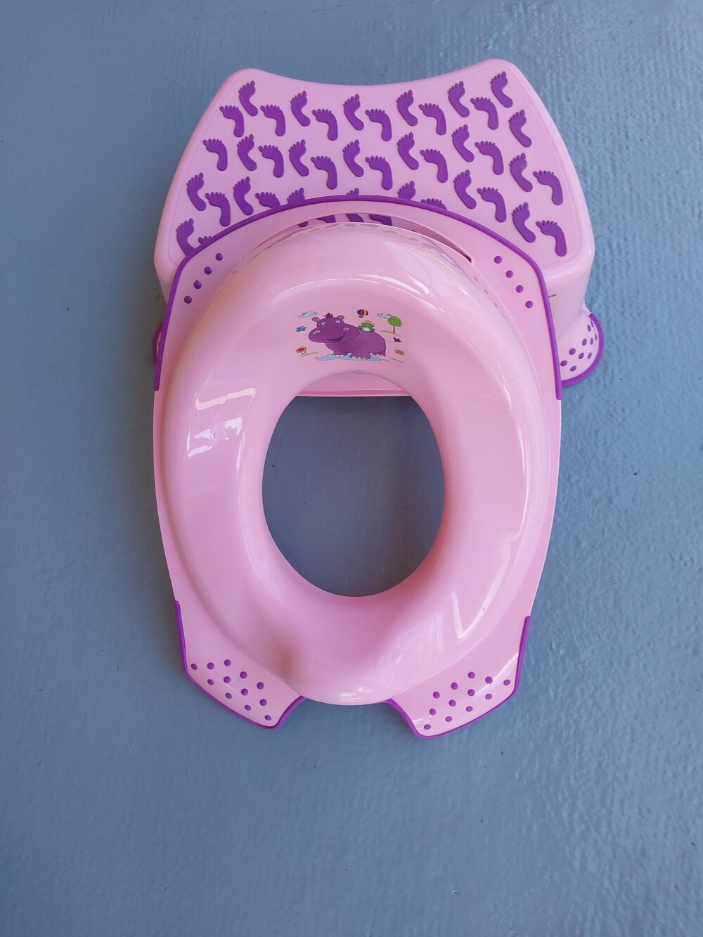R&eacute;ducteur et tabouret pour toilette enfants Puériculture