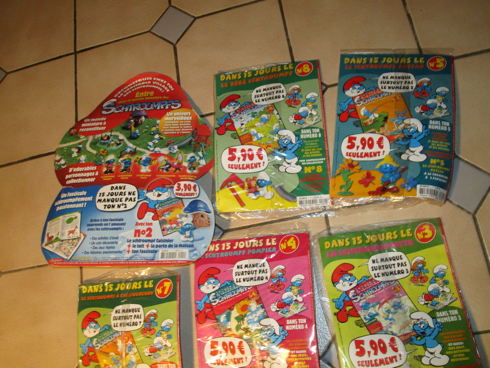 lot blister 2004 collector schtroumpfs 
