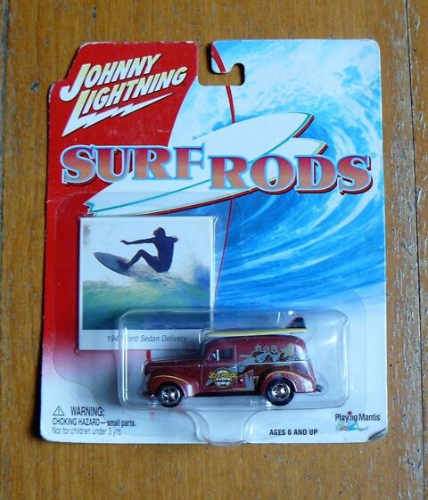 1940 Ford Sedan Delivery - Johnny Lightning Surf Rods 12 Argenteuil (95)