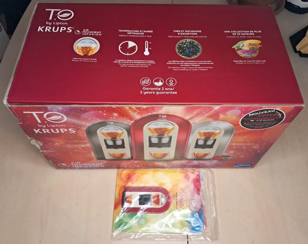 Machine &agrave; th&eacute; neuve Lipton Krups T.O Utilis&eacute;e 1 fois Electroménager
