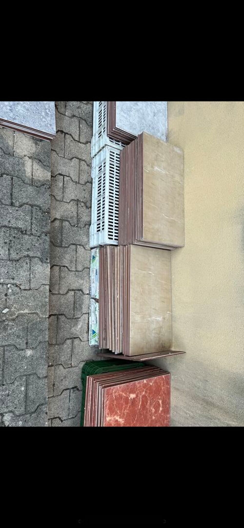 Chute de carrelage Bricolage