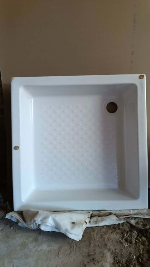 BAC à DOUCHE  porcelaine blanche 100 Bourberain (21)