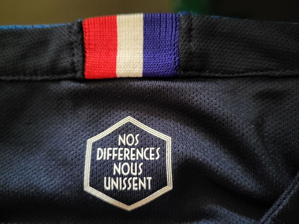Maillot &Eacute;quipe de France 2018 Nike FFF Dri-FIT Bleu Marine Vêtements