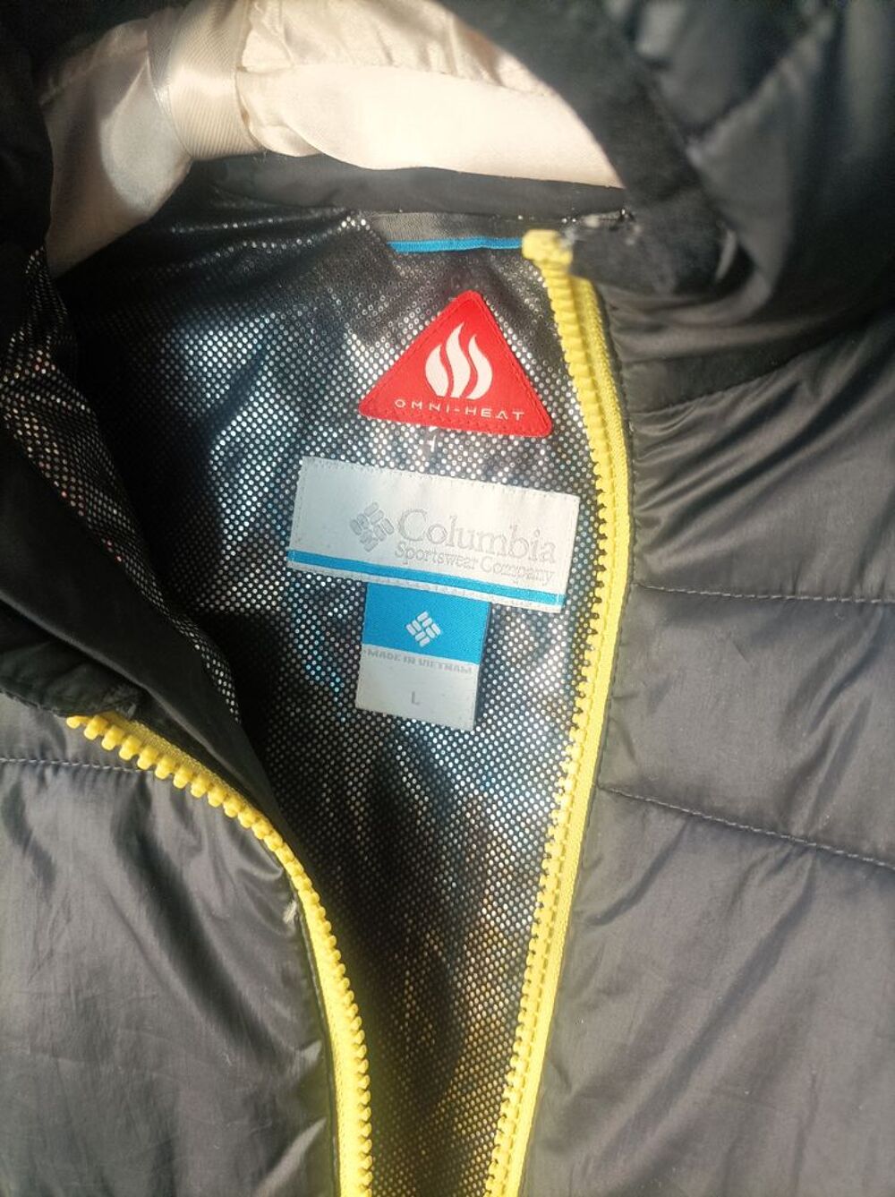 Doudoune gar&ccedil;on L 14 ans Columbia noir technique sport ski T Vêtements enfants