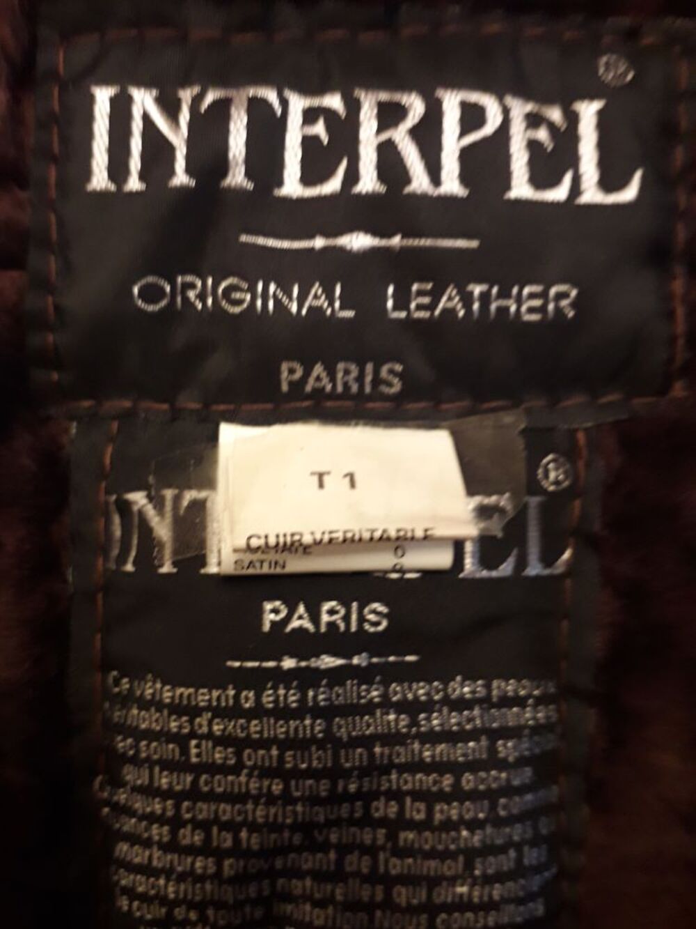 manteau en peau naturelle Vêtements