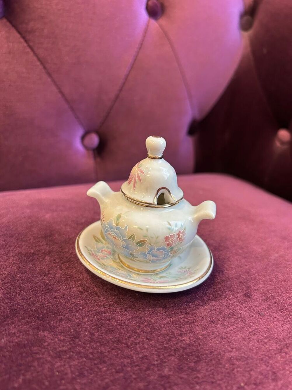 Tasse avec assiette Porcelaines ECOF 