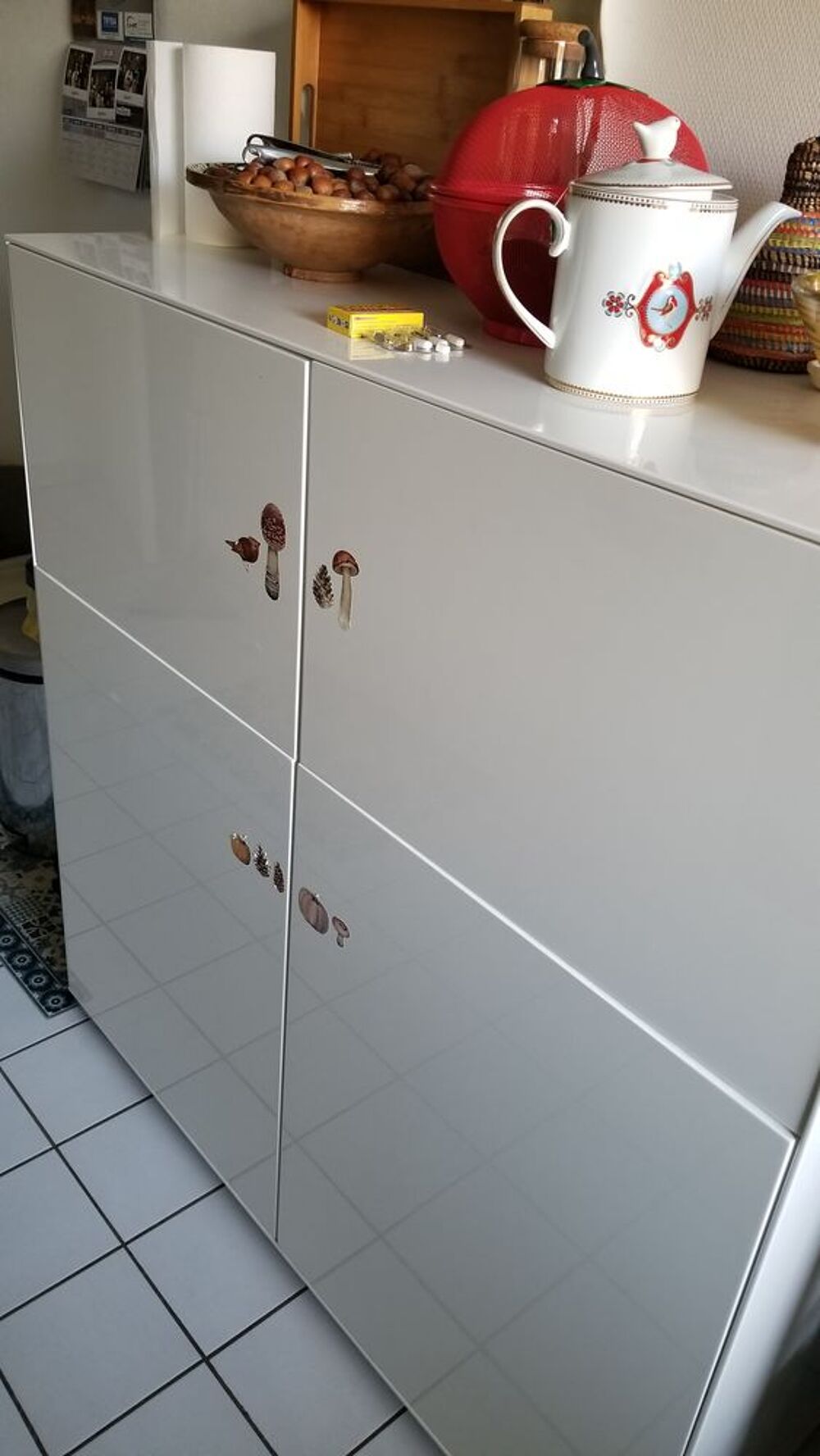 Buffet blanc brillant Meubles