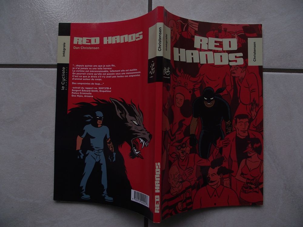 BD : red hands (Christensen) Livres et BD