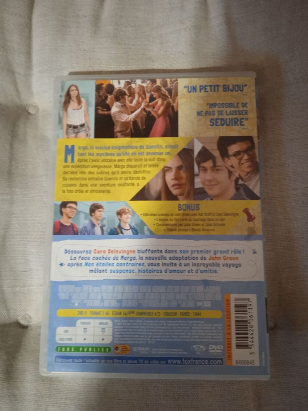 DVD La face cach&eacute;e de Margo
2015 DVD et blu-ray
