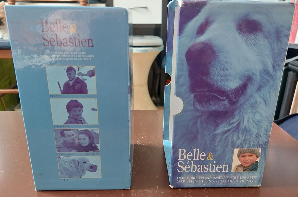 COFFRET K7 VHS "BELLE ET SEBASTIEN" DVD et blu-ray