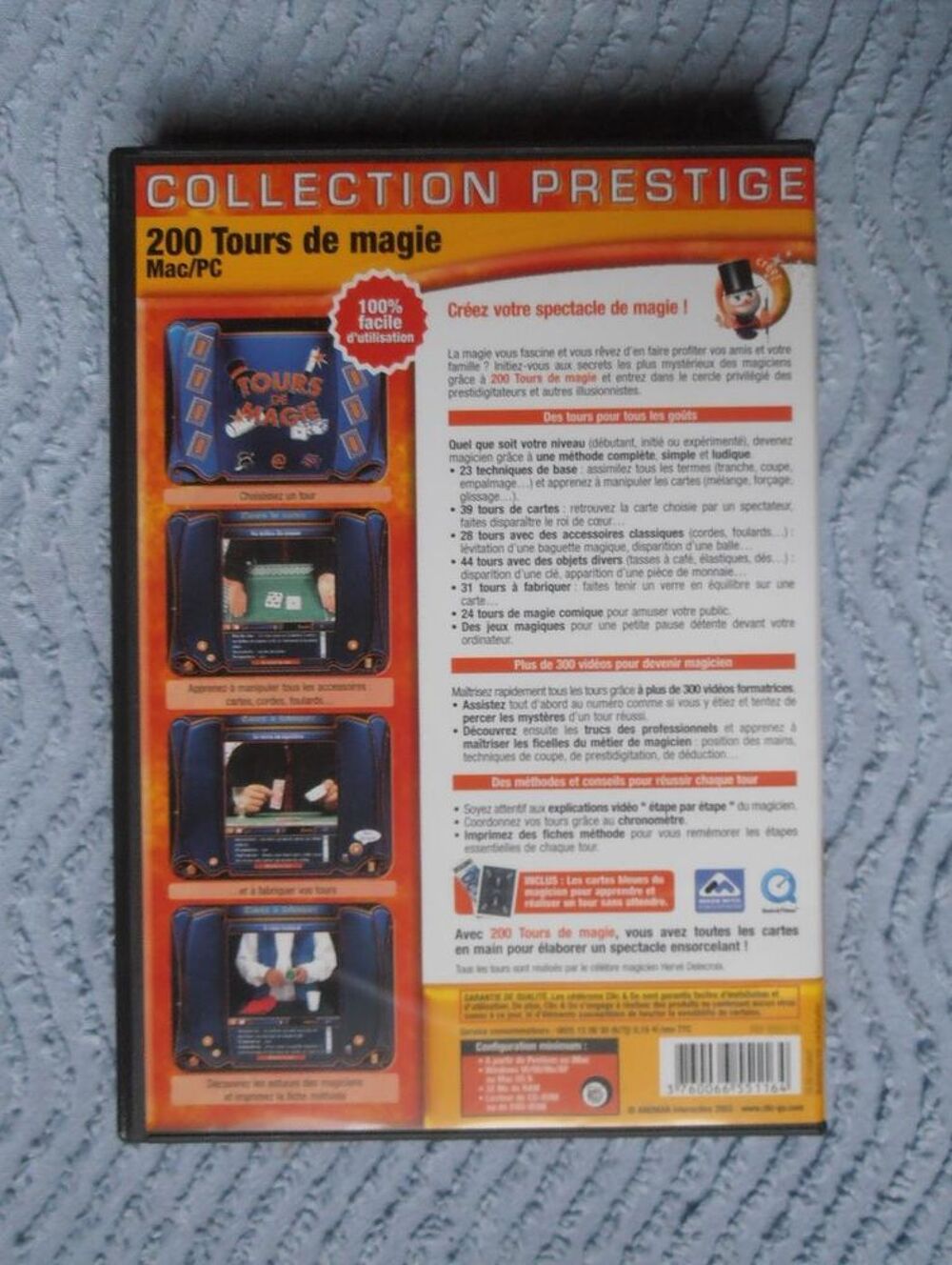 CD jeu Mac/PC 200 tours de magie NEUF
Consoles et jeux vidéos