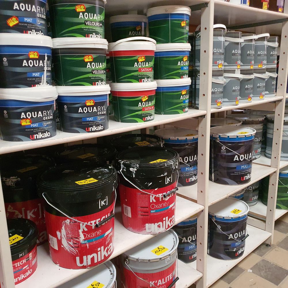 GROS DESTOCKAGE de POT de PEINTURE De grande marque PROFESSIONNELLE Bricolage