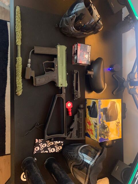 Pack paintball ? 2 lanceurs + 2 masques + accessoires Colombes (92)