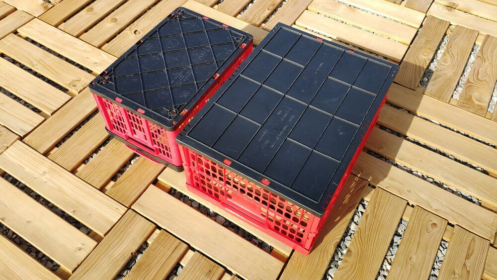 Caisses Pliables de Rangement &amp; Transport - Lot de 2 Bricolage
