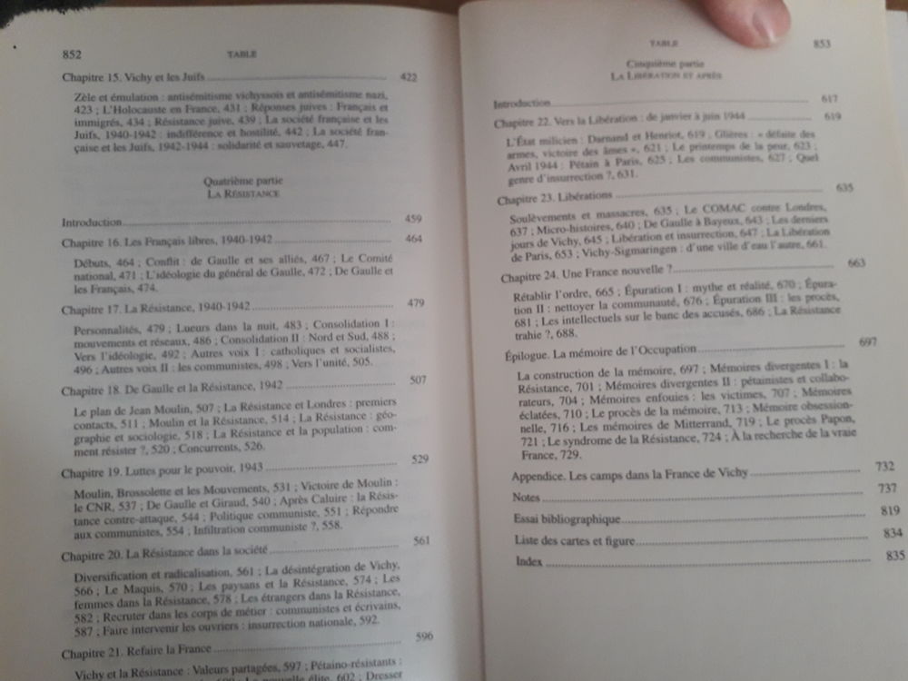 La France sous l'Occupation 1940-1944 Livres et BD