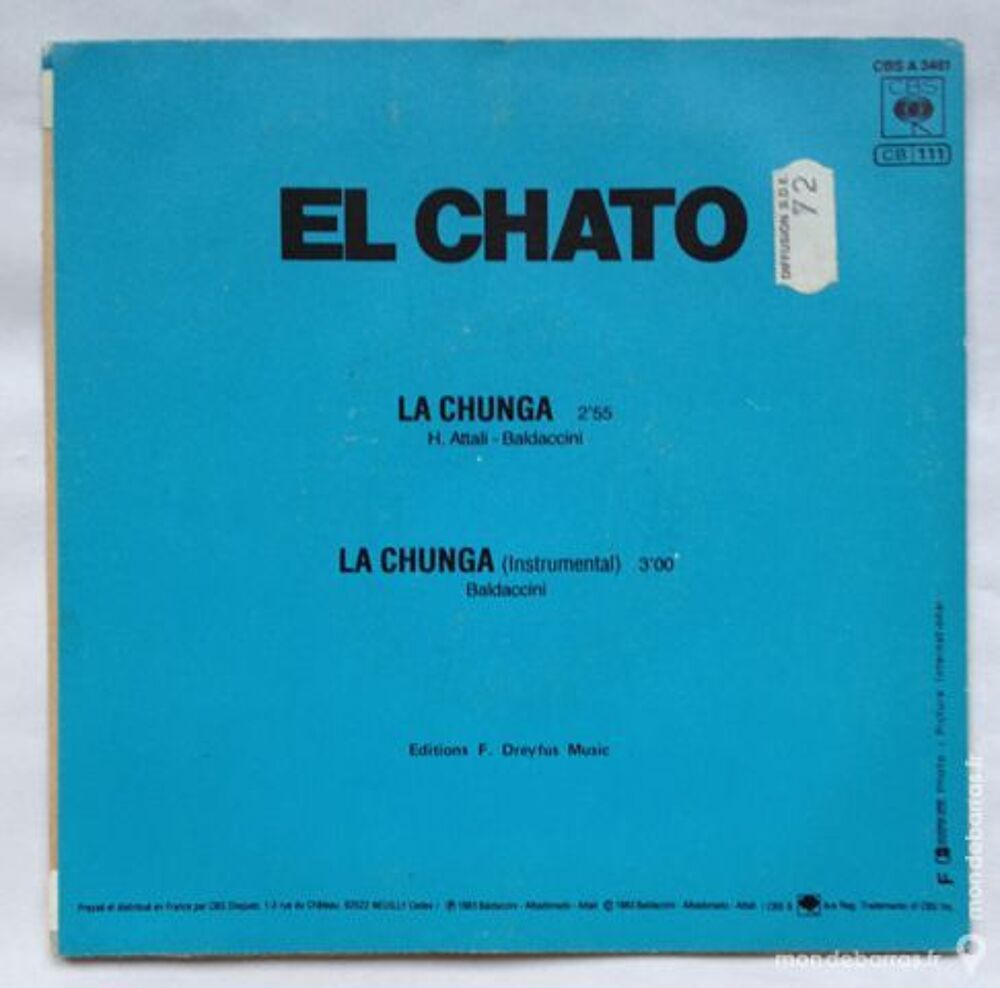 45 tours el chato CD et vinyles