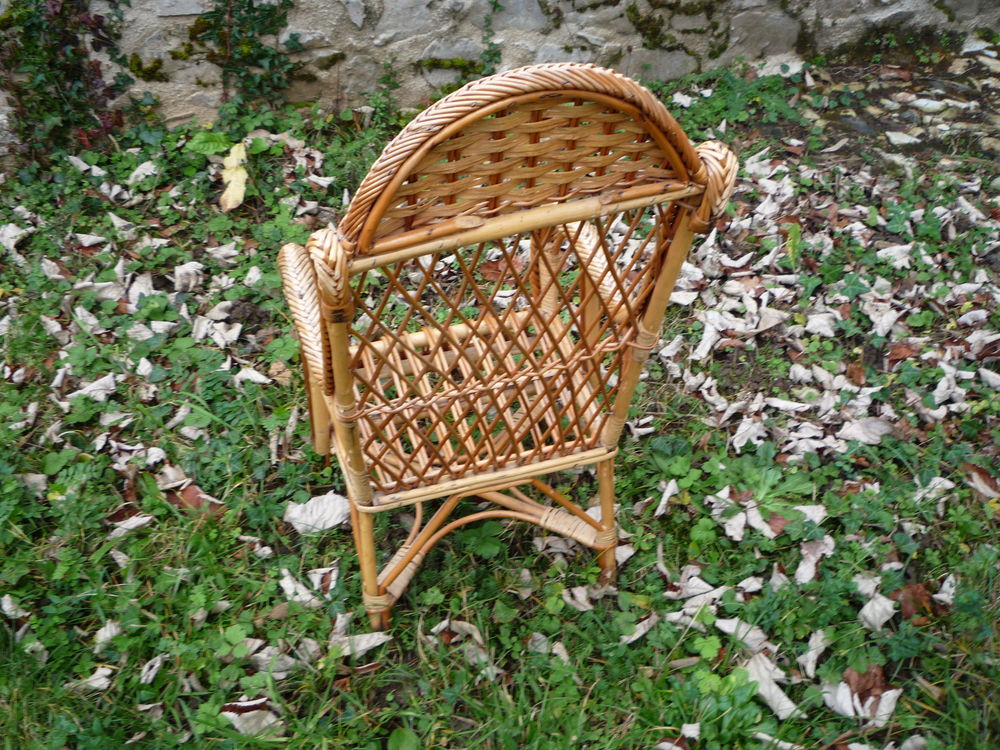 Fauteuil enfant en rotin Meubles