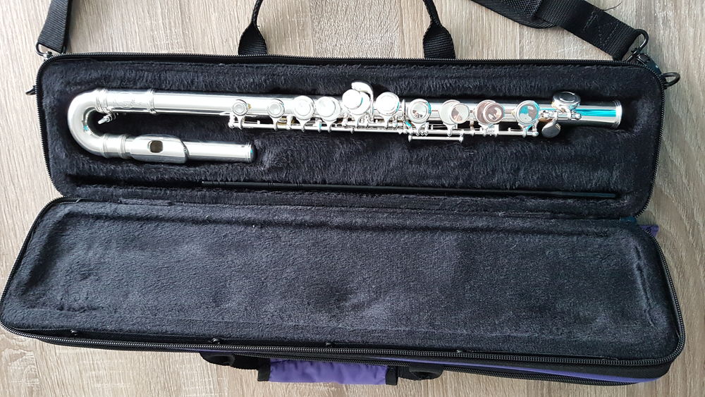 Fl&ucirc;te traversi&egrave;re t&ecirc;te courbe enfant SML FL50 Instruments de musique