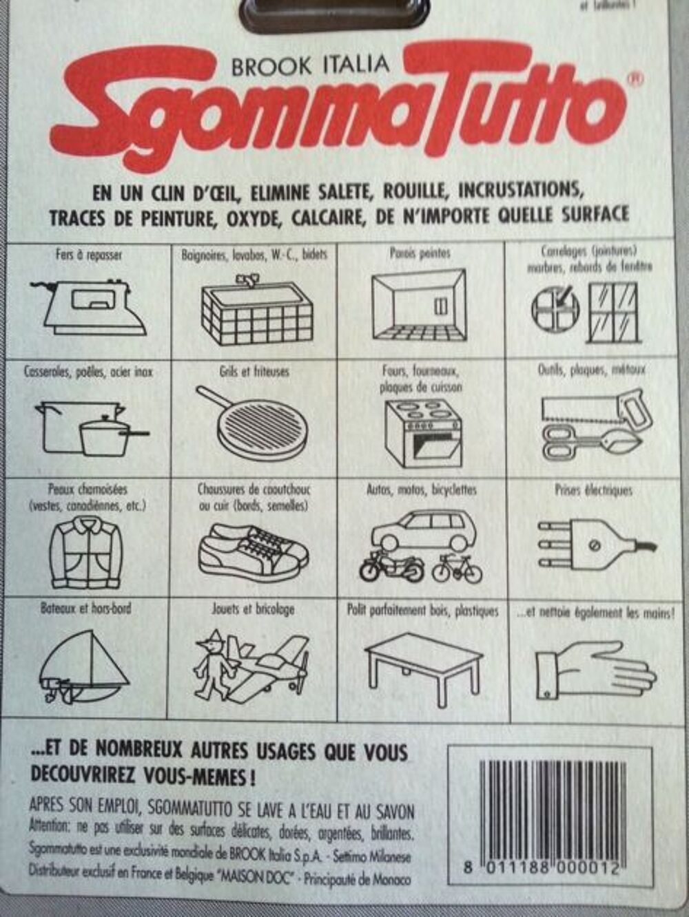  x24 x120 gomme magique sgommatutto Bricolage
