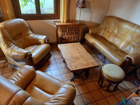 Salon complet canape 2 fauteuils un meuble bar une table 500 Frterive (73)