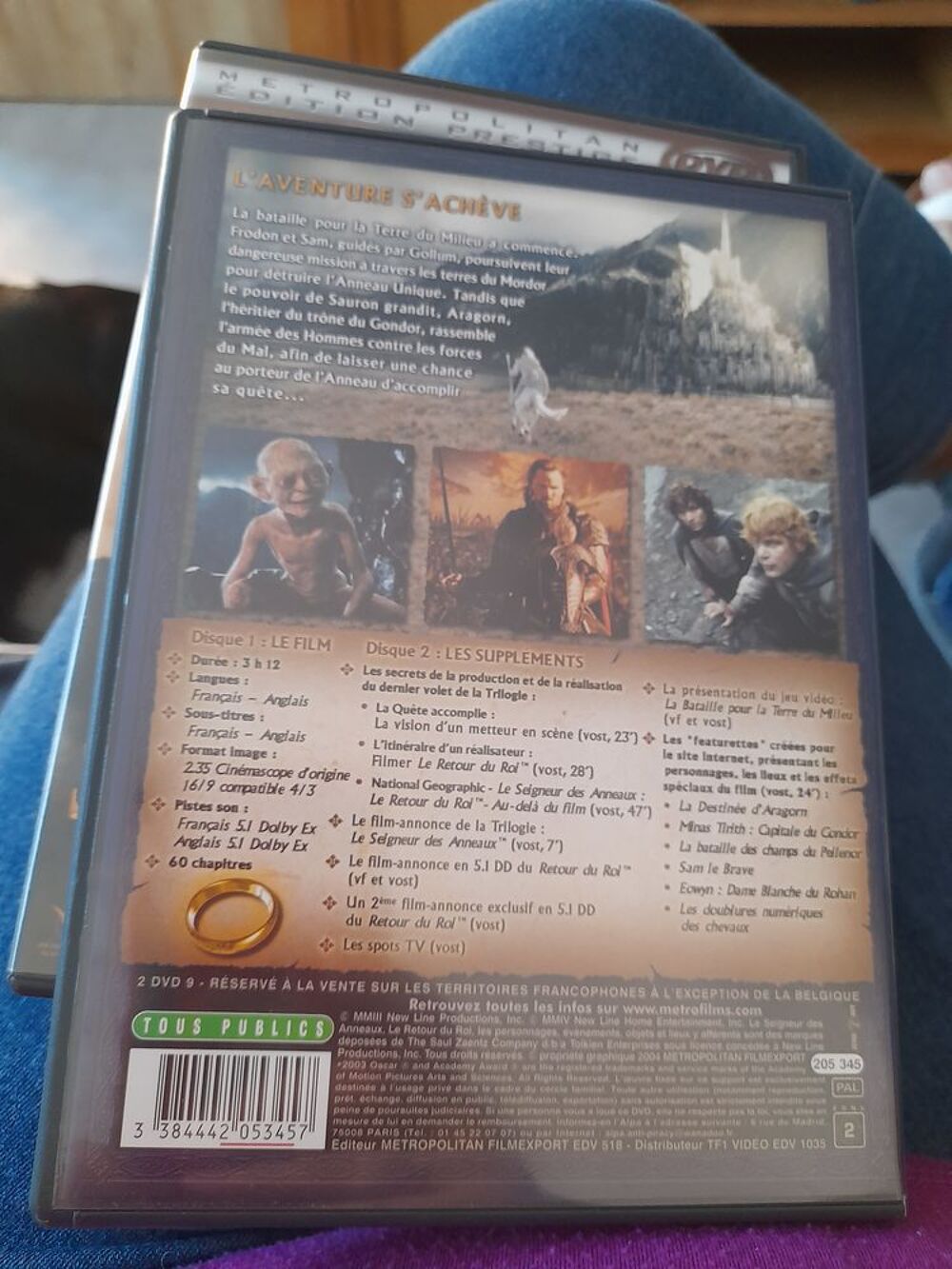 6 Dvd coffrets Le Seigneur des Anneaux DVD et blu-ray