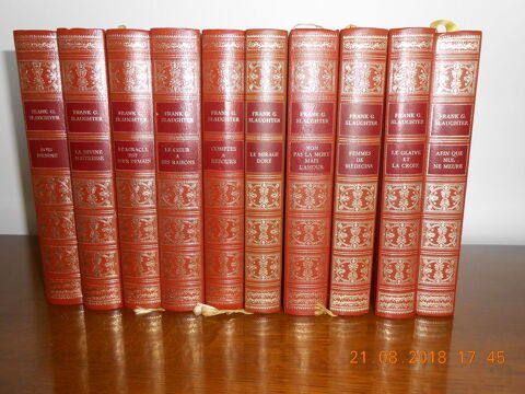 collection de 10 livres cartonnés couverture en skaï 15 Marck (62)