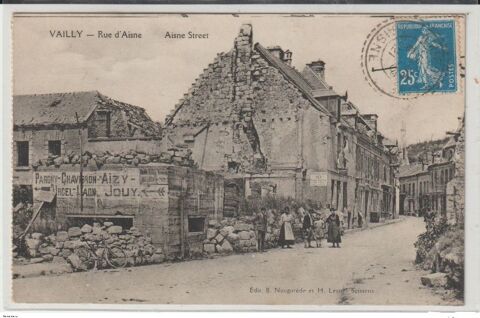 Dt 02 - VAILLY - Rue d Aisne.
3 Doullens (80)