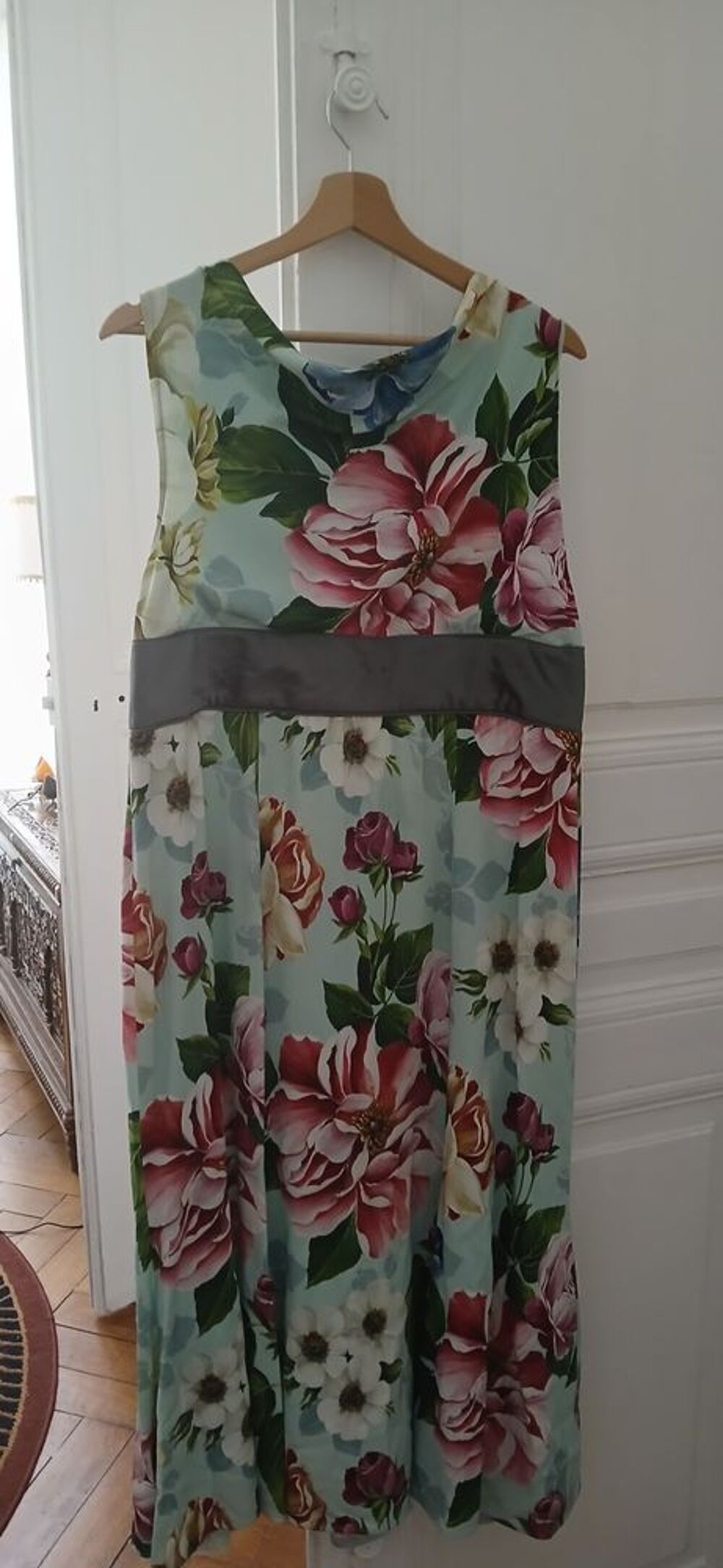 Robe fleurie Dolce &amp; Gabbana en m&eacute;lange de viscose et d'&eacute;las Vêtements