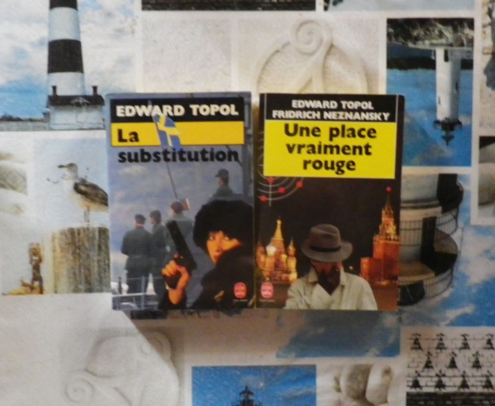 2 Edward TOPOL La substitution et Une place vraiment rouge Livres et BD