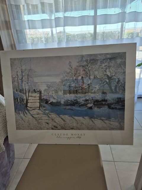 GRAVURE REPRODUCTION CLAUDE MONET Donzère (26)
