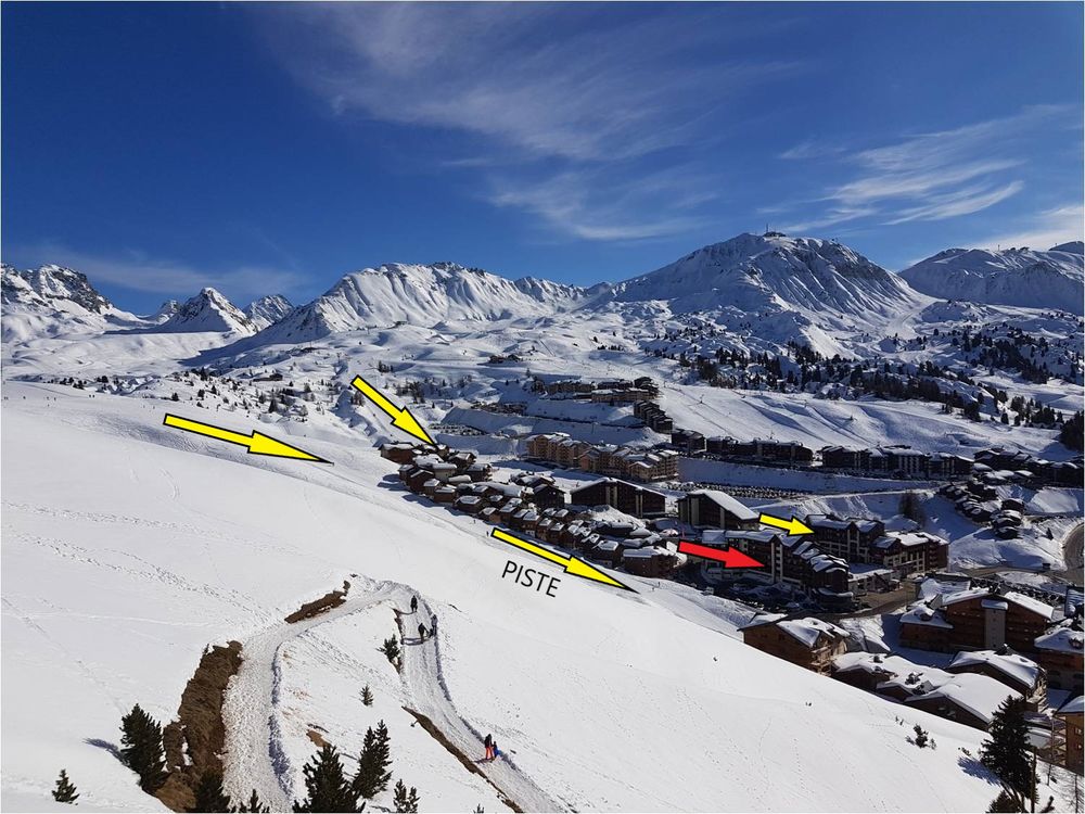   Appartement T2, 5 personnes PLAGNE SOLEIL 2050 M Rhne-Alpes, Mcot-la-Plagne (73210)