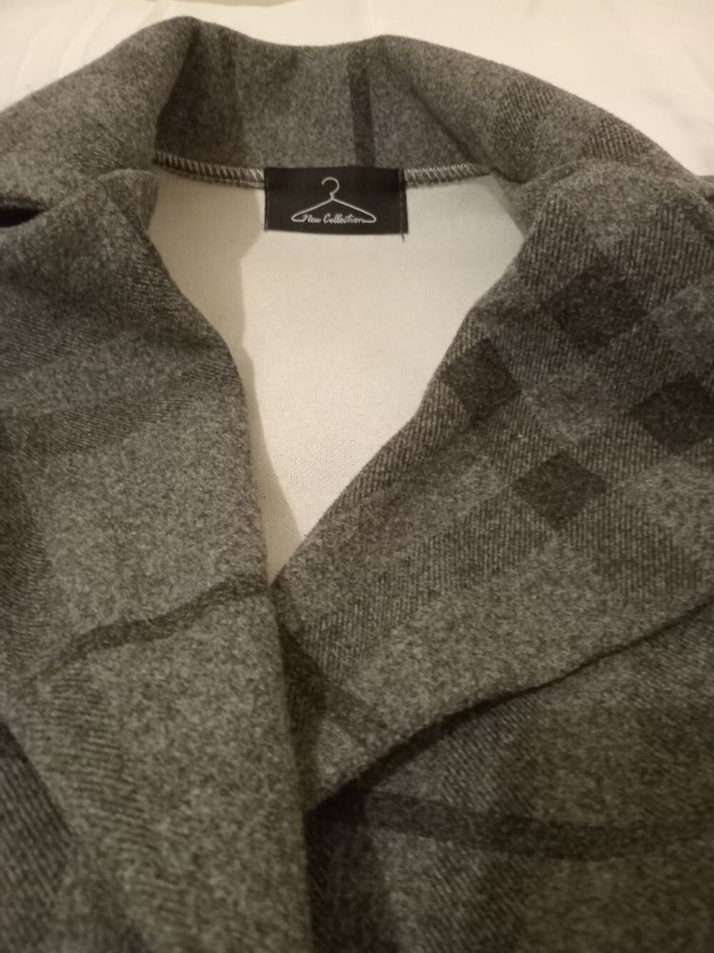 Manteau Femme New Coll&egrave;gue Gris V�tements