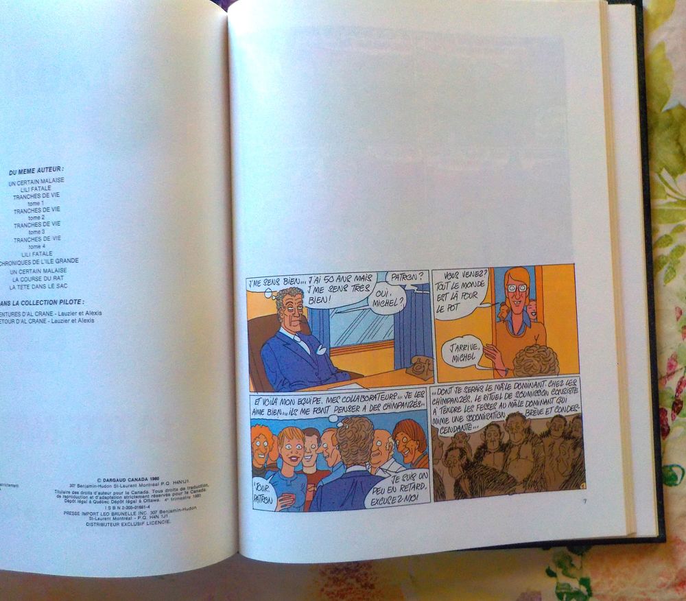 LAUZIER L'Int&eacute;grale T2 Ed. Dargaux Livres et BD
