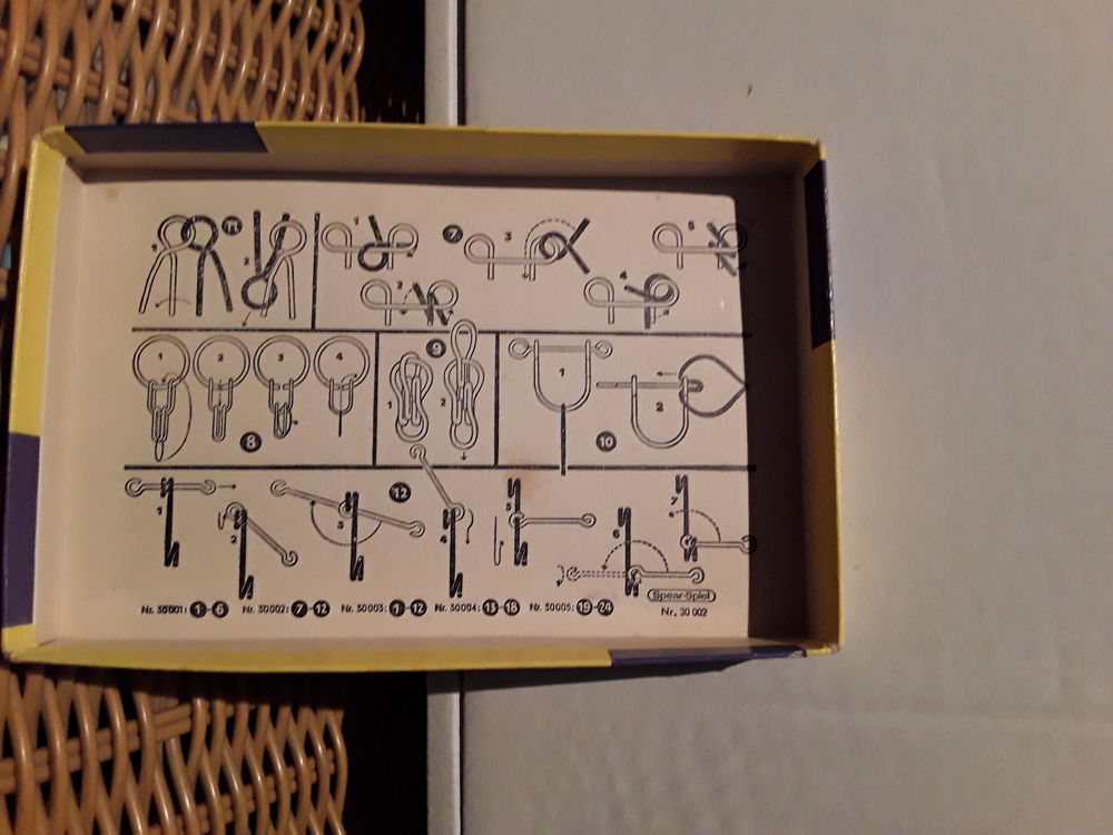 Un casse t&egrave;te chinois De l'ann&eacute;e 1970 Jeux / jouets