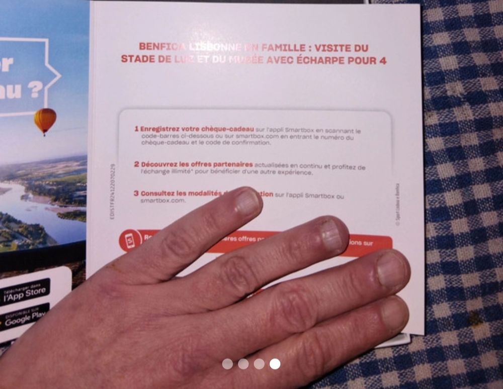 Smartbox benfica Billetterie