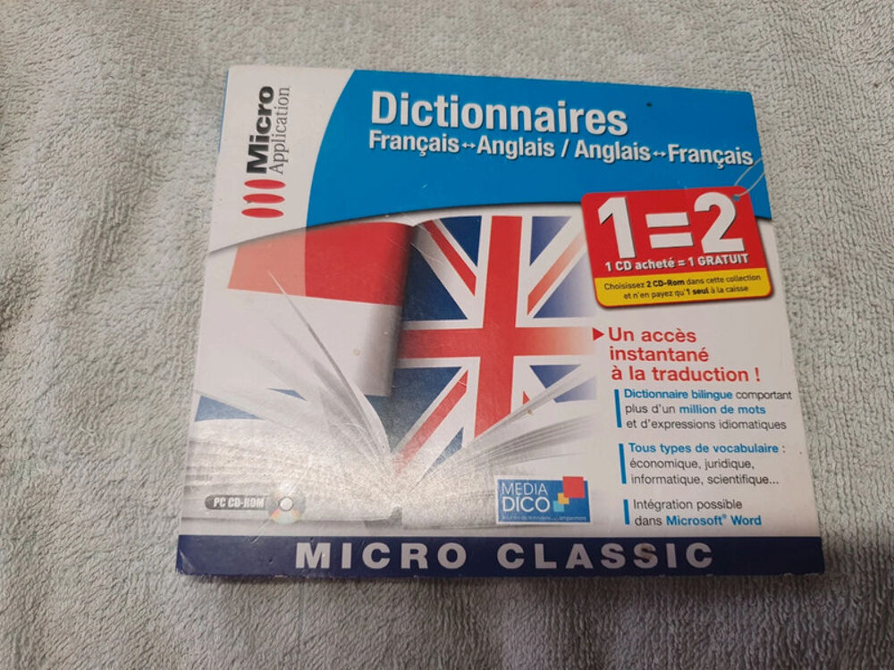 Cd rom - dictionnaire anglais Consoles et jeux vidéos