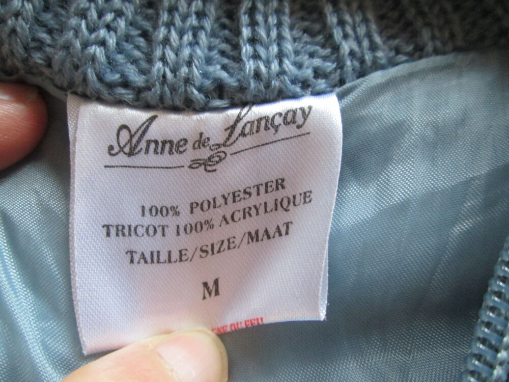 Veste manteau leger bleu gris NEUF Vêtements