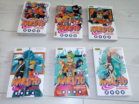  Livre Naruto MANGA Tome 1 2 3 4 5 et 6 lot 12 Chartres (28)