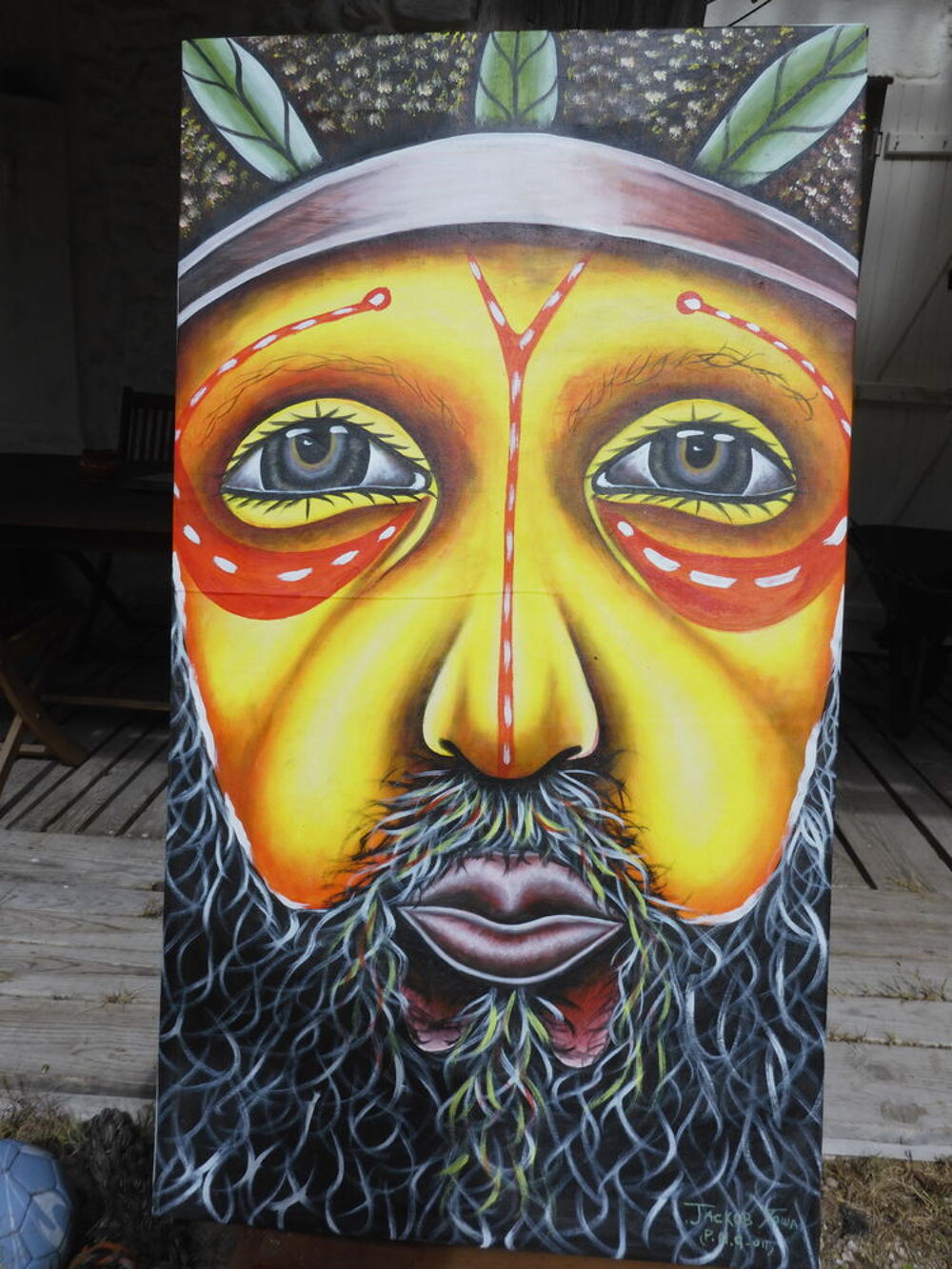 Tableau Papouasie Nouvelle Guin&eacute;e Décoration