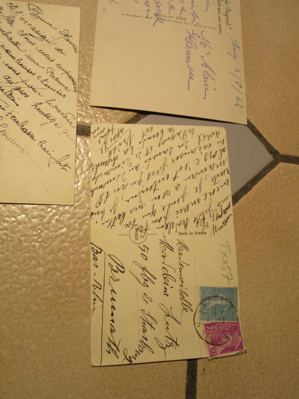 VIEILLE CP 1950"FETE DES MERES-1 AVRIL-POUPEE DE PEYNET" 