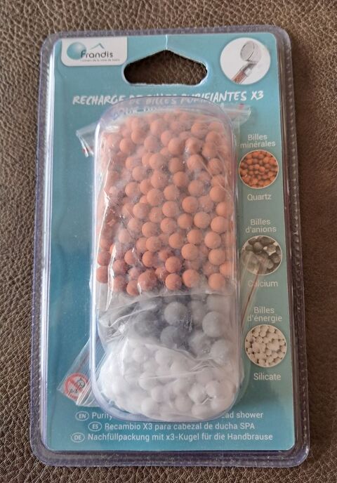 recharge de billes purifiantes x3 pour douchette spa quartz 2 Carnon Plage (34)