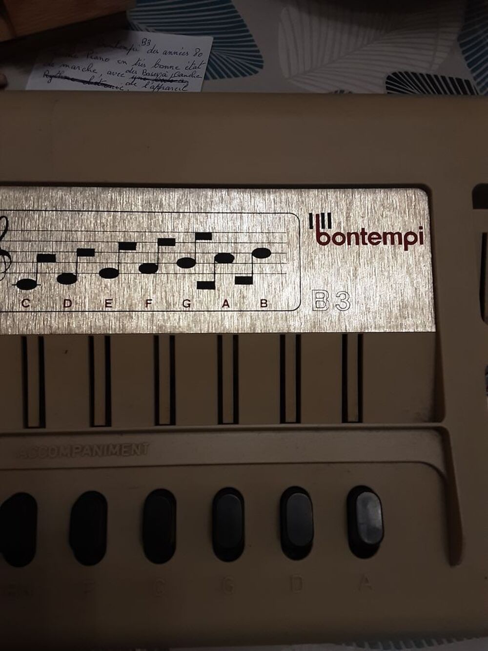 Orgue bontempi Instruments de musique
