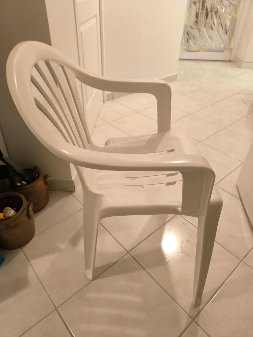 Chaise de jardin avec accoudoirs Jardin